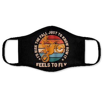 Discover Motocross Supercross How It Feel To Fly Spruch Face Masks