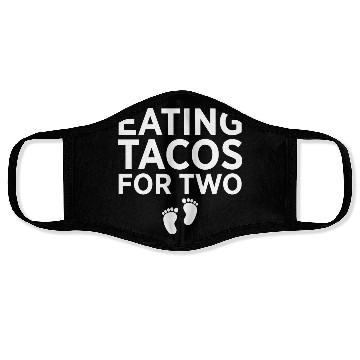 Discover Eating Tacos For Two Taco Lover Tacos Funny Face Masks