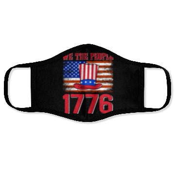 Discover We the People 1776 Independence Day US Patriot Face Masks