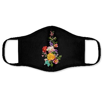 Discover splash flowers,blossom Face Masks