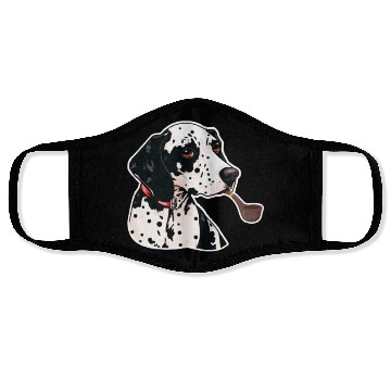Discover Dalmatian Tabacco Face Masks