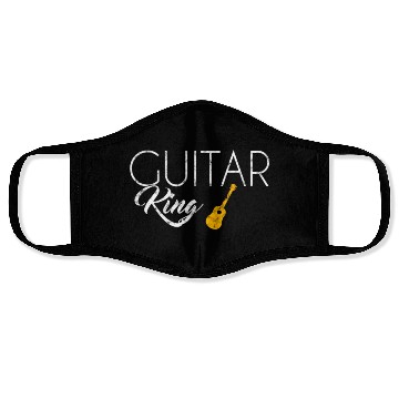 Discover guitar king Face Masks
