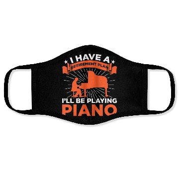 Discover Funny piano music for pianists Face Masks
