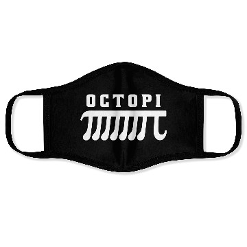 Discover Pi Day Geek Nerd Math Octopi Mathematics Face Masks