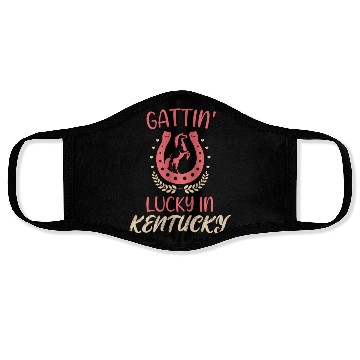 Discover Gattinâ€™ Lucky In Kentucky Horse Racing Derby Face Masks