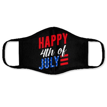 Discover Happy 4th July Independence Day America Face Masks