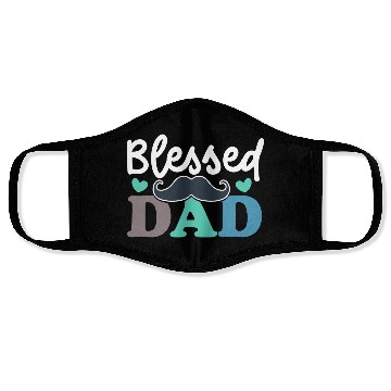 Discover Blessed dad / Gift for a Daddy Face Masks
