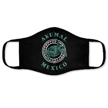 Discover Akumal Meco T Tattoo Sea Turtle Face Masks