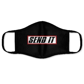 Discover Send It Dirt Bike Bmx Offroad Face Masks
