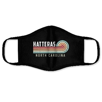 Discover Island North Carolina Face Masks