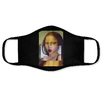 Discover Mona Lisa Lollipop Mona Lisa Face Masks