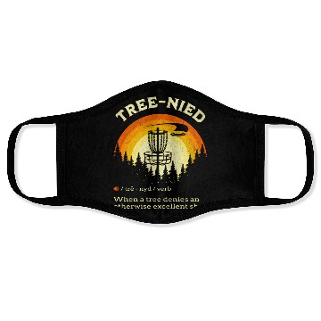 Discover Disc Golf Stupid Tree Face Masks
