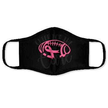 Discover Cheer For The Cure Pink Breast Cancer Awareness Face Masks