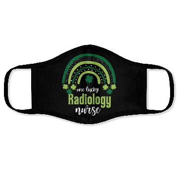 Discover Radiology Nurse Rn Nursing St Patrick'S Day Irish Face Masks