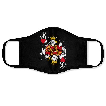 Discover King Of He Playing Cards Halloween Poker Face Masks