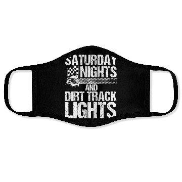 Discover Dirt Track Racing For Dirt Racing Face Masks