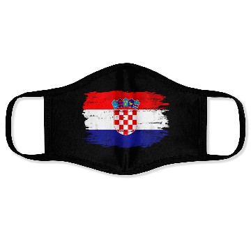 Discover Croatian Flag Face Masks