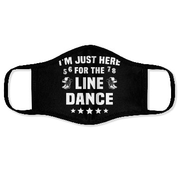 Discover Line Dance Line Dancer Line Face Masks