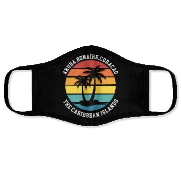 Discover Arubabonairecuracao The Caribbean Islands Face Masks