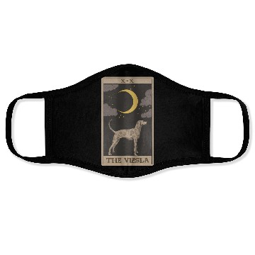 Discover Viszla Dog Viszla Tarot Card Face Masks