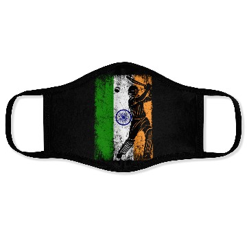 Discover India Flag Indian Cricket Jersey Fan Player Coach Face Masks