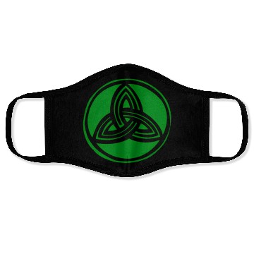 Discover Irish Celtic Cross Trinity Knot St Patrick'S Day Face Masks