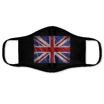 Discover Union Jack Retro British Flag Great Britain UK Face Masks