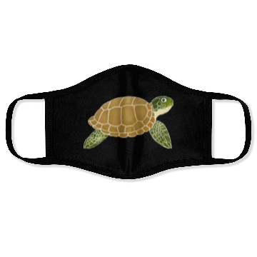 Discover Graceful Turtle: A Serene Journey Face Masks