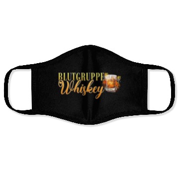 Discover Blutgruppe Whiskey Cocktail Bartender Face Masks