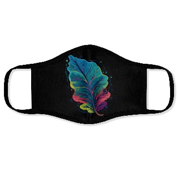 Discover Colorful Leaf Autumn Fall Leaves Foliage Plant Face Masks