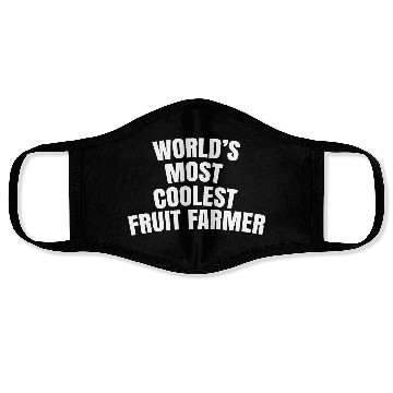 Discover World's most coolest fruit farmer Face Masks
