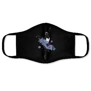 Discover Ballet Dancer Dance Girl Ballerina Face Masks