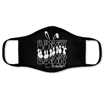 Discover Cute Teacher Bunny Teacher Easter Face Masks