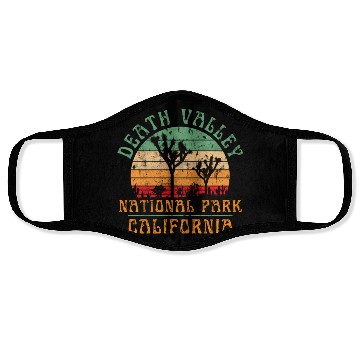Discover Death Valley California Nature Hiking Outdoors Vin Face Masks