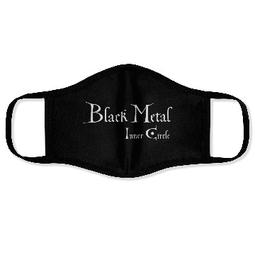 Discover Black Metal Calligraphic Face Masks