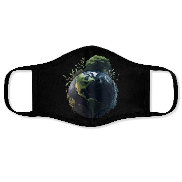 Discover Save Earth Day World Environment Day Inspirational Face Masks