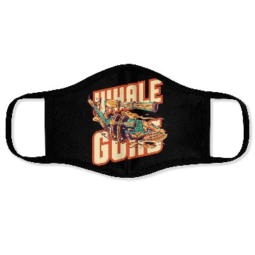 Discover Whale Guns Face Masks