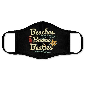 Discover Beaches booze besties Face Masks