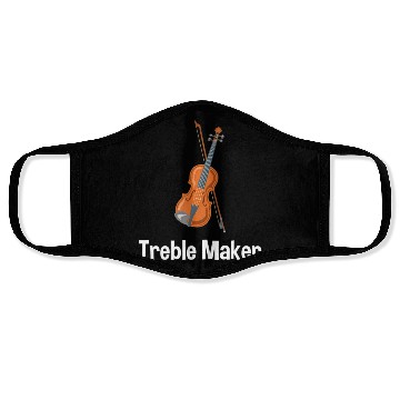 Discover Violinis Treble Maker Violin with bow Face Masks