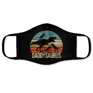 Discover Daddy Dinosaur Daddysaurus 3 Three Face Masks