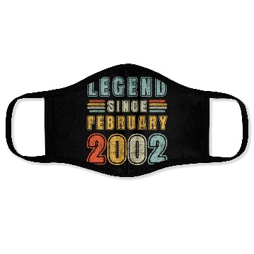 Discover Legend Since February 2002 21 21St Face Masks
