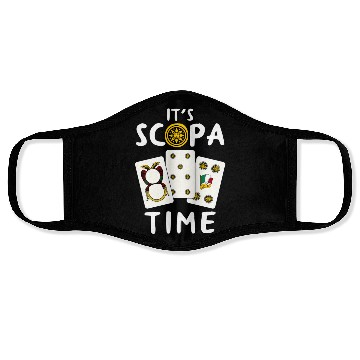 Discover Scopa Italian Card Game Scopa Player Face Masks