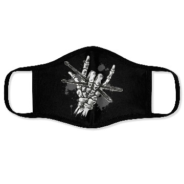 Discover eleton Hand With Drumstic Drummer Face Masks