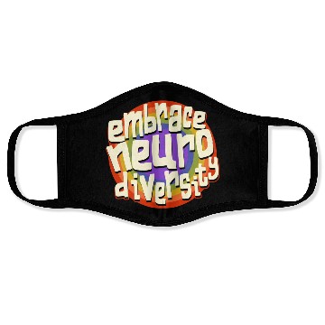 Discover Embrace Neurodiversity Neurodiversity Awareness Face Masks