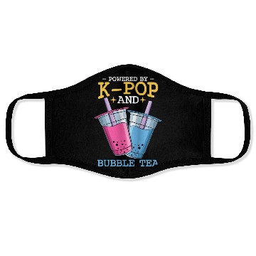 Discover Powered By K Pop And Bubble Tea Kawaii Korean Boba Face Masks