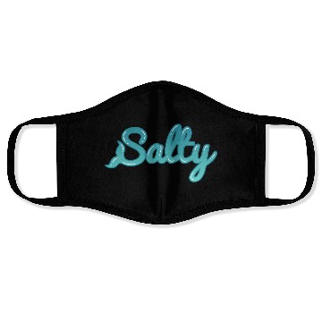 Discover Salty Triggered Mermaid Sailor Open Ocean Water Face Masks