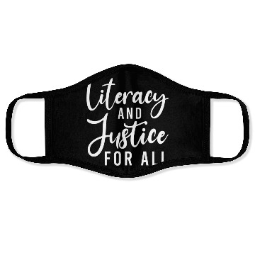 Discover Literacy And Justice For All Teacher Student Readi Face Masks