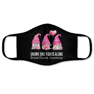 Discover Gnomes In October We Wear K Gnome Breast Cancer Aw Face Masks