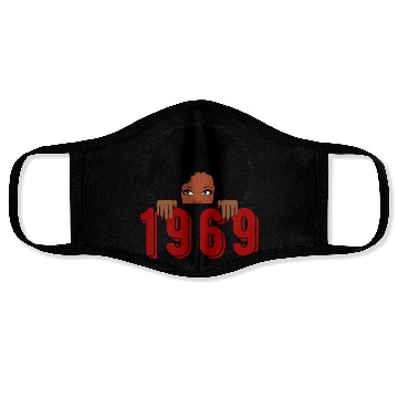 Discover Black Queen Born In 1969 50Th Awesome Face Masks