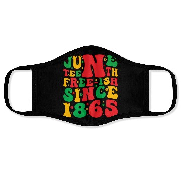 Discover 2023 Juneteenth Since 1865 Black African American Face Masks
